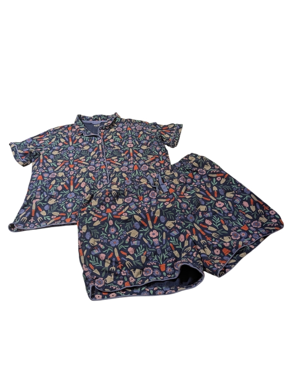 Duluth By Duluth Trading Co. Garden Print Pajama Set Size XL - Picture 2 of 12